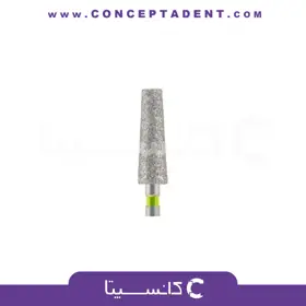 فرز الماسی مدل مخروطی ته صاف توربین 5 عددی – Dental Diamond Burs Truncated Conical 848EF