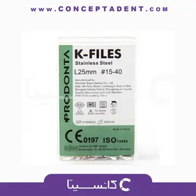 فایل دستی K طول 25 Rogin – Prodonta
