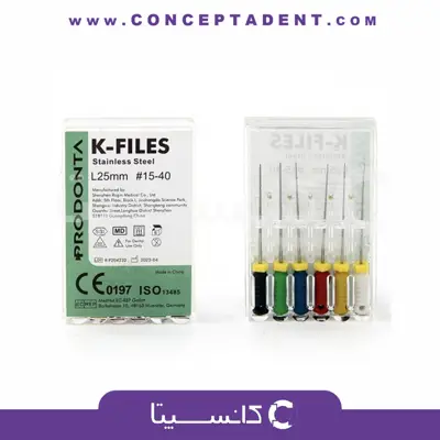 فایل دستی K طول 25 Rogin – Prodonta