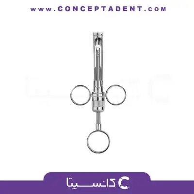 سرنگ تزریق ثابت سه حلقه Syringe Aspirating دنتال دیوایس Dental Devices – سرنگ تزریق ثابت سه حلقه