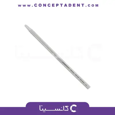 دسته آینه استیل 8 ضلعی شیاردار 420 – Stainless Steel octagonal knurled Mirror handle 420