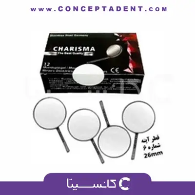 سراینه شماره 4 دوازده عددی – Stainless Steel Mouth Mirror Head کاریزما