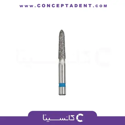 فرز الماسی مخصوص توربین مدل مخروطی فرم 297 – Dental Diamond Burs Curettage 877