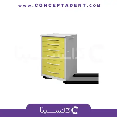 روتور 6 کشو فلزی مدل RO 201 F برند navidekbatan – navidekbatan RO 201 F Metal 6-Drawer Rotor