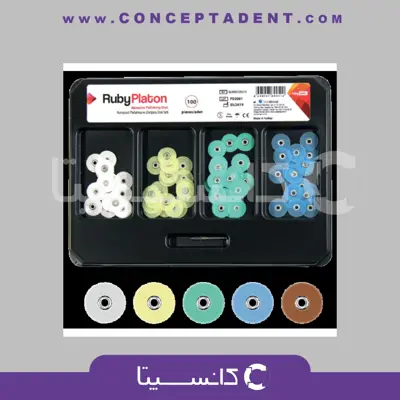 کیت پرداخت کامپوزیت 80 عددی به همراه یک عدد ماندرل – Polishing Discs 80 pcs+ Mandrell