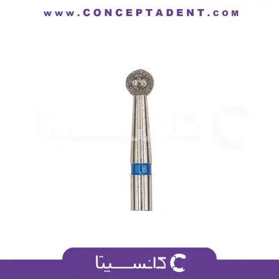 فرز الماسی مدل روند توربین فرم 001 – Dental Diamond Round Burs 801