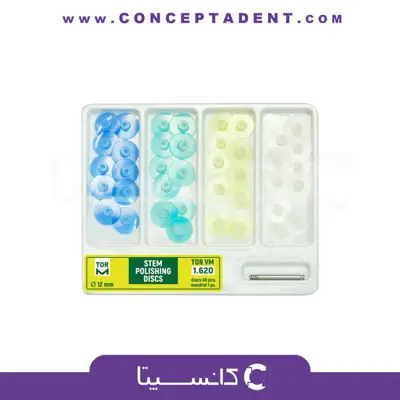 کیت دیسک پرداخت بدون مرکز 40 عددی 4 رنگ – Stem Discs Kit 1.620