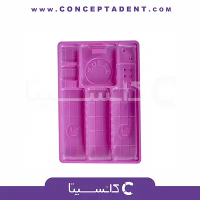 سینی یکبار مصرف 500 گرمی رنگی – زلال طب شیمی