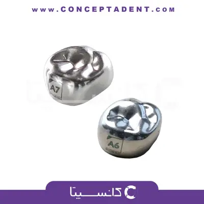 روکش موقت استیل اطفال 3S تک سایز – Acero Crowns