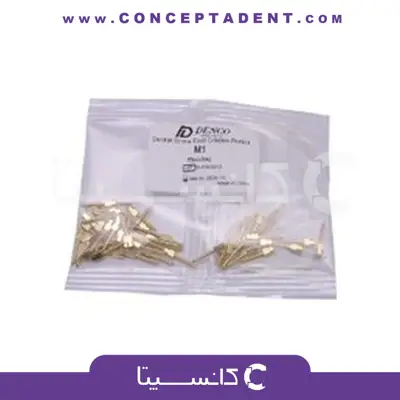 پین داخل کانال تک سایز برنجی روسی – Russia Goldplated Conical Screw Posts