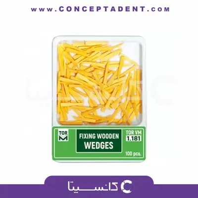وج آناتومیک تک رنگ 100 عددی – Wooden Wedges