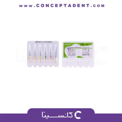 فایل روتاری 25 میل – Plincy X-20 Plus Tapered Ni-Ti CM-Wire Rotary Files