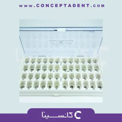 ست کامل روکش SSC اطفال 96 عددی برند کی تی ار KTR – Complete SSC Pediatric Crown Set 96 Pieces by KTR