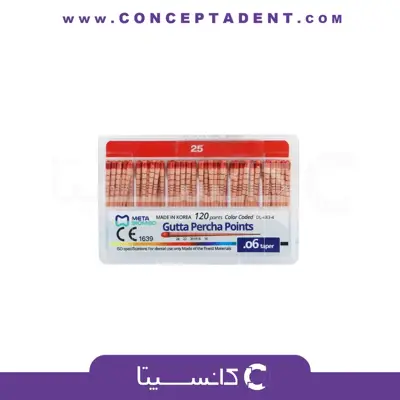 گوتا پرکا متا 6 درصد – Gutta Percha Points .06 Meta