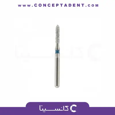 فرز الماسی مدل استوانه ای سوزنی توربین – Blue Diamond Cylindrical Diamond Bur for Turbine