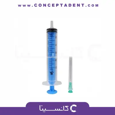 سرنگ لوئراسلیپ سه تکه با سرسوزن تیز – Yazd Syringe Luer Slip Three-Piece with Sharp Needle