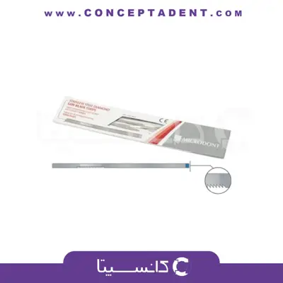 نوار پرداخت استیل الماسه با مرکز اره – Stainless Steel Diamond Saw Blades Strips