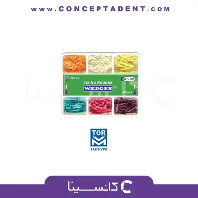وج آناتومیک 6 رنگ 400 عددی – Wooden Wedges 1.085