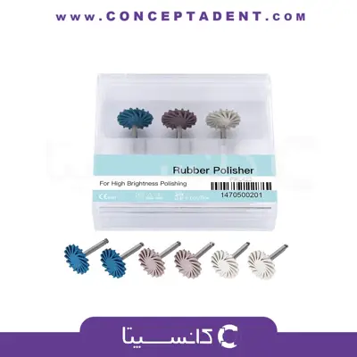 دیسک پالیش خورشیدی زدتی‌دنتال – Spiral Wheel Polishers