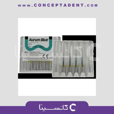 فایل روتاری طول 17 چهار عددی – Aurum Blue CF