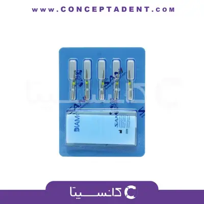 فرز الماسی مدل سوزنی توربین 5 عددی – Dental Diamond Burs Needle 858