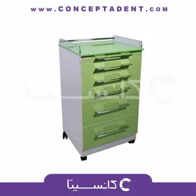 روتور 5 کشو تمام ام دی اف با درب هایگلاس مدل RO206 – navidekbatan