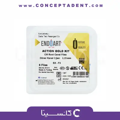 فایل روتاری پروتیپر Incidental - EndoArt Action Gold – EndoArt Action Gold ProTaper Rotary File