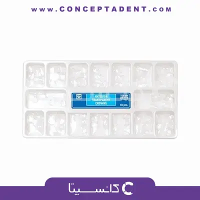 کیت روکش شفاف Deciduous Transparent Crowns 1.912