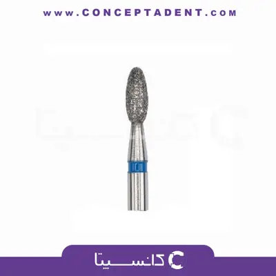 فرز الماسی مدل شعله شمعی توربین فرم 277 – Dental Diamond Burs Football 379